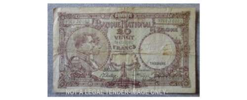 20 Vingt Francs Belgium