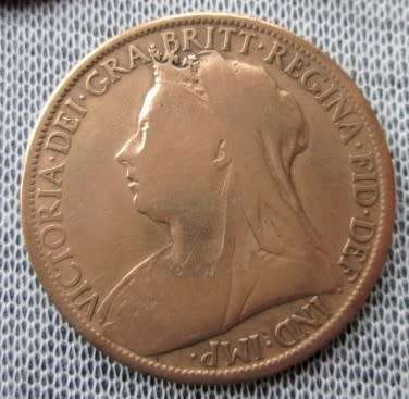 1895/95/97/98/99 One Penny Great Britain (Lot)