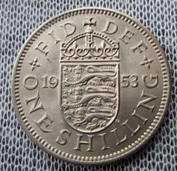 1953-1958 One Shilling (Lot)