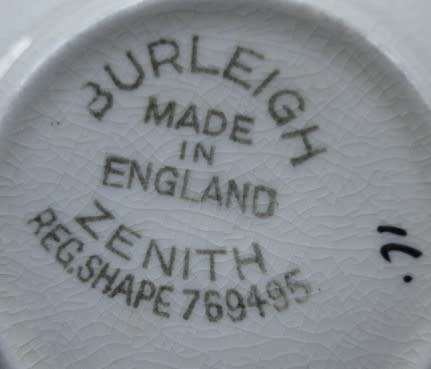 Burleigh Ware Tea Cup and Saucer