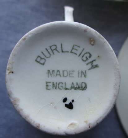 Burleigh Ware Tea Cups and Saucers