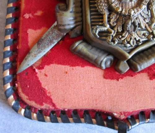 Toledo Spain Coat of Arms Damascene Swords Shield Crest Plaque