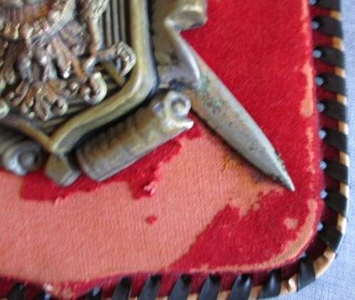 Toledo Spain Coat of Arms Damascene Swords Shield Crest Plaque