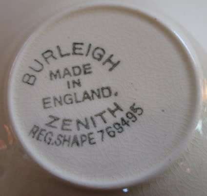 Burleigh Ware Zenith Tea Set
