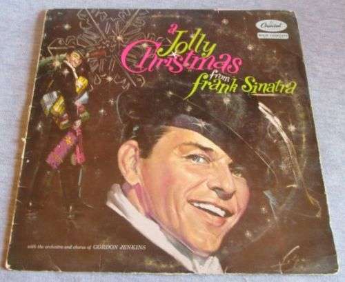 A JOLLY CHRISTMAS BY FRANK SINATRA LP RECORD