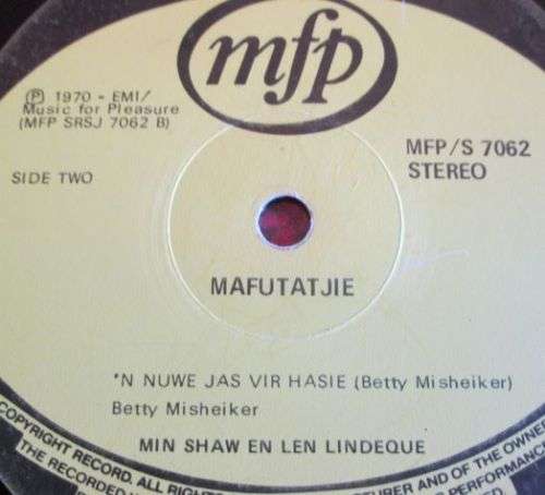 Mafutatjie die Dapper Seekoei (MFP/SRSJ 7062)