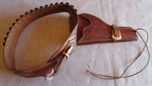 Left Hand Gun Holster and Belt