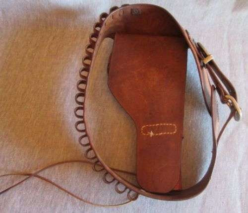 Left Hand Gun Holster and Belt