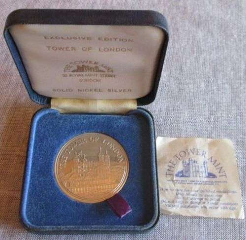 Tower of London Solid Nickel Silver The Tower Mint
