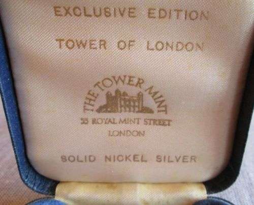 Tower of London Solid Nickel Silver The Tower Mint