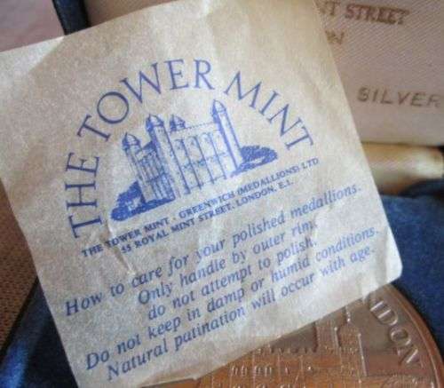 Tower of London Solid Nickel Silver The Tower Mint