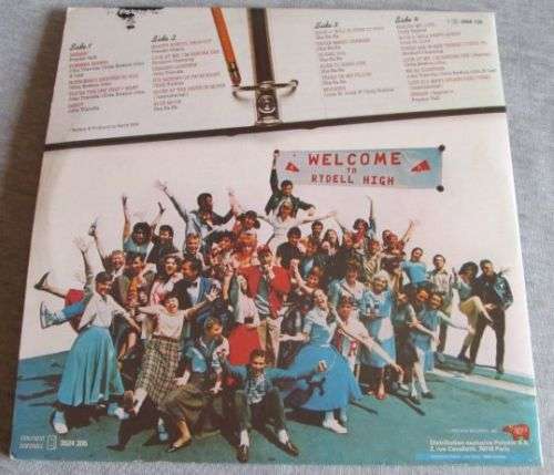 JOHN TRAVOLTA AND OLIVIA NEWTON-JON - GREASE 1978 2LP RECORD SET (2B 2658 125) VYNIL LP RECORD