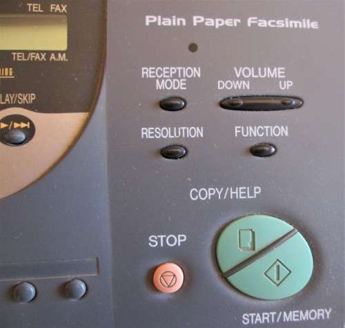 Sharp UX-470 Fax Telephone with Answering Machine / Manual