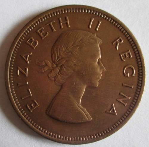 Union of South Africa - 1 Penny- 1 D 1953/54/55/56/58/59/60 (Lot)