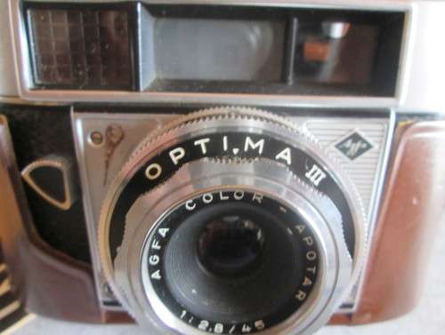 Agfa Optima III 35mm Film in Pouch Vintage 1960 (Untested)