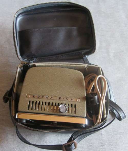 Lucky Tiny Fujimoto Projector with Pouch (Untested)