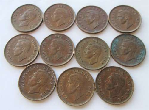 1/4 PENNY UNION OF SOUTH AFRICA COINS (SEE DESCRIPTION - DATES)