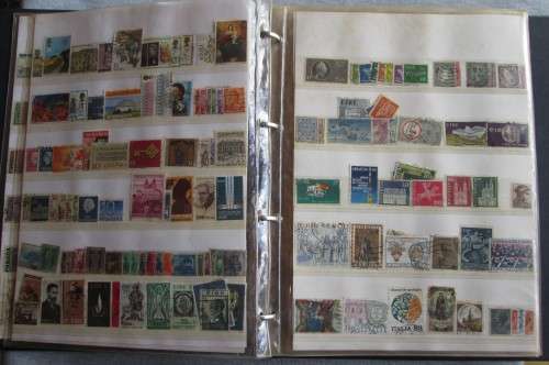 Collection of Stamps Album (1) Various Countries (Over 300 Stamps)