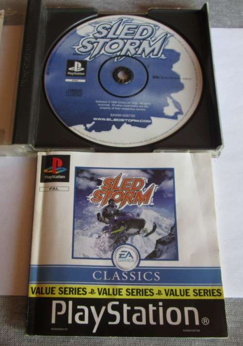 1999 SLED STORM PLAYSTATION 1 CLASSIC GAME