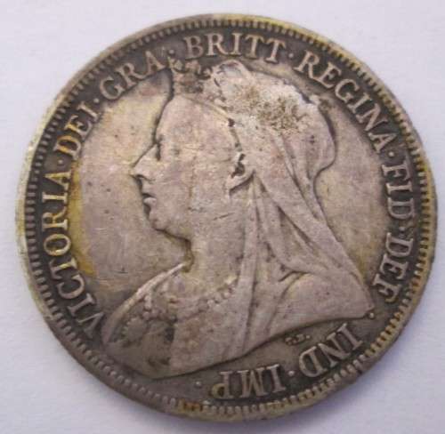 1899 GREAT BRITAIN ONE SHILLING (SILVER)