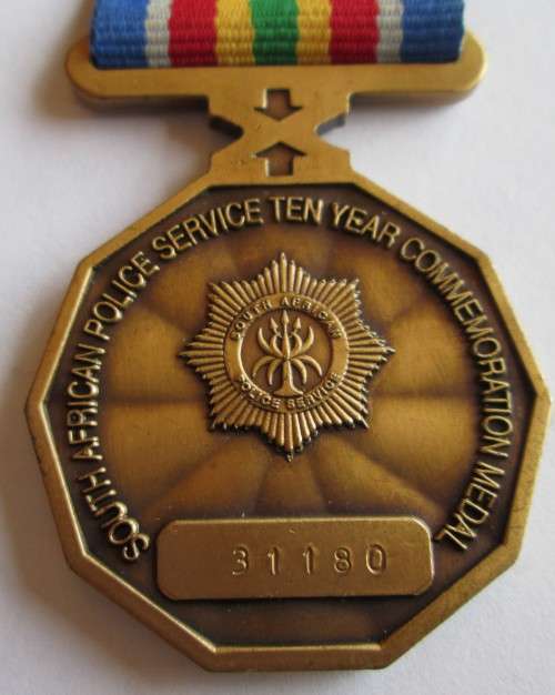 SAPS / SOUTH AFRICA POLICE SERVICE MEDALS COLLECTION (x4)