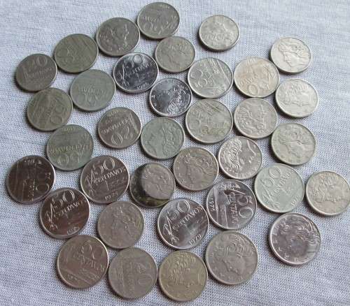 20/50 Centavos Brasil 1967/70/75/76/79 (x36 Coins Lot)