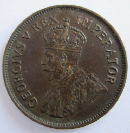 1934 UNION HALF PENNY