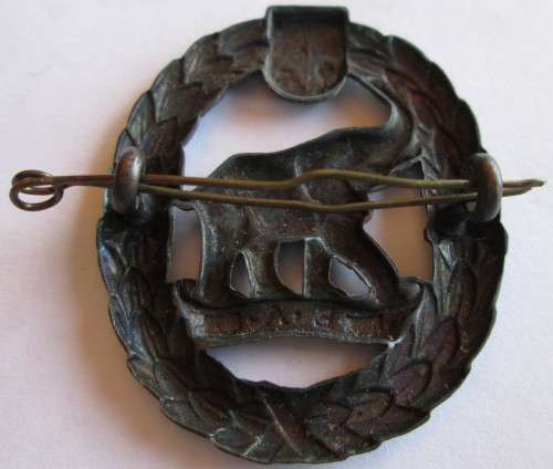 NATIVE MILITARY CORPS CAP BADGE