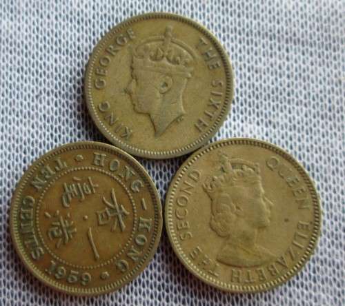 Ten Cents Hong Kong (x44 Lot) See Description