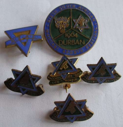 Maccabi Life Member Badges Variety (x6 Lot)