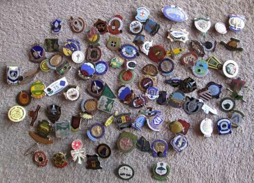 Variety of Bowling Pins / Badges (x96 Lot)