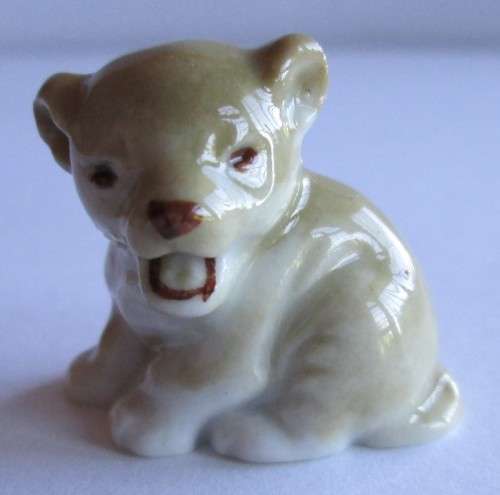 WADE LION CUB FIRST WHIMSIE SET EIGHT ZOO ANIMALS 1957-1961 (SEE DESCRIPTION)