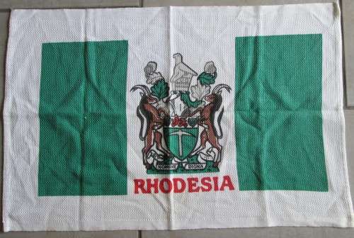 RHODESIA FLAG COUNTRY CLOTH FLAG