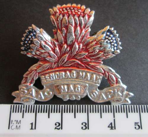 SA ARMOUR CORPS CAP BADGE 1970's - 1980
