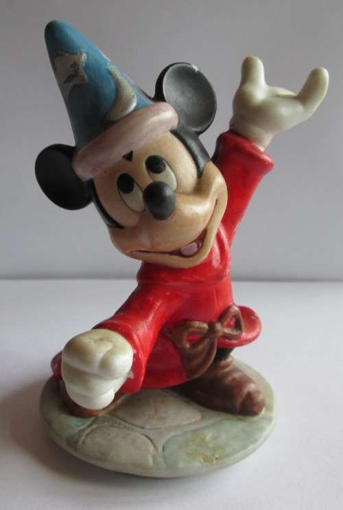 SORCERER MICKEY MOUSE DISNEY CERAMIC FIGURE (SRI LANKA)