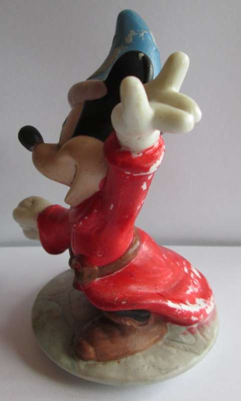 SORCERER MICKEY MOUSE DISNEY CERAMIC FIGURE (SRI LANKA)