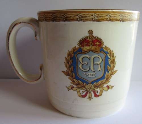 GRINDLEY MUG H.M EDWARD VIII 1937 CORONATION MAY 12th