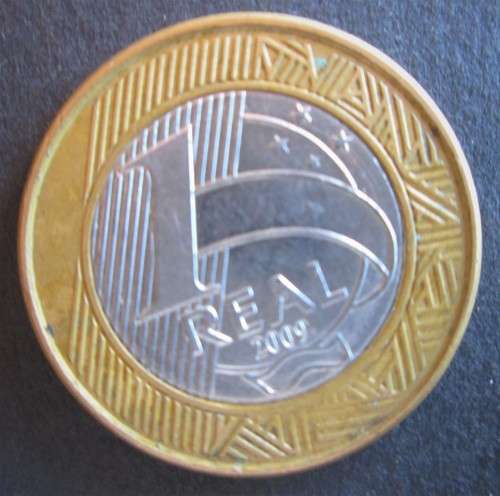 1 REAL BRASIL 2009 COIN