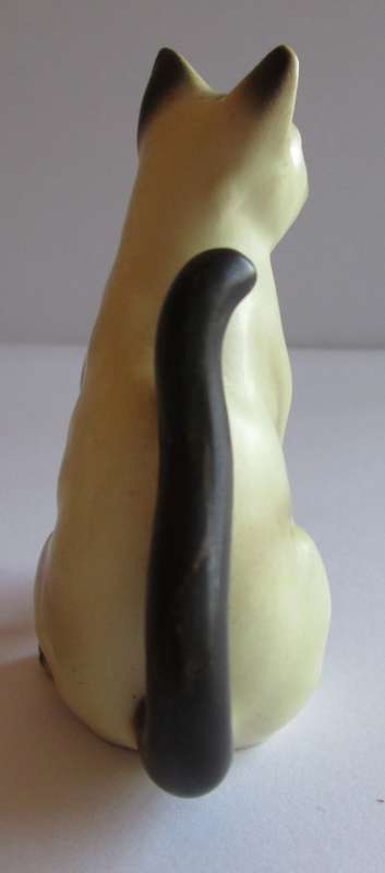 VINTAGE SIAMESE CERAMIC CAT - JAPAN (SEE DESCRIPTION)