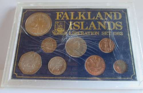 1982 FALKLAND ISLANDS LIBERATION COIN SET