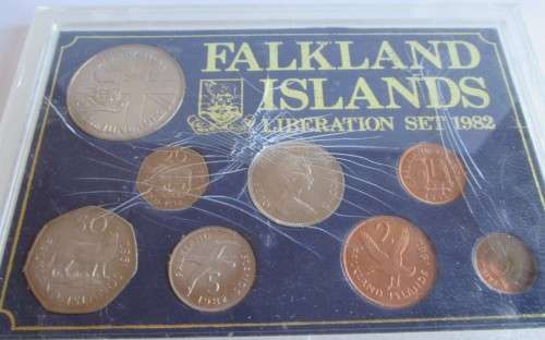 1982 FALKLAND ISLANDS LIBERATION COIN SET