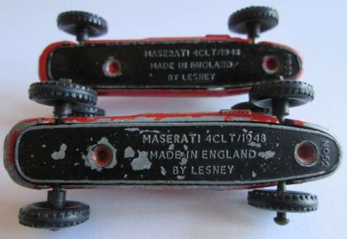 MASERATI 4 CLT / 1948 NO 52 (MADE IN ENGLAND BY LESNEY) x2
