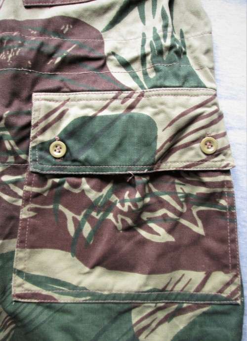 1976 RHODESIAN CAMO BUSH JACKET (SEE DESCRIPTION)