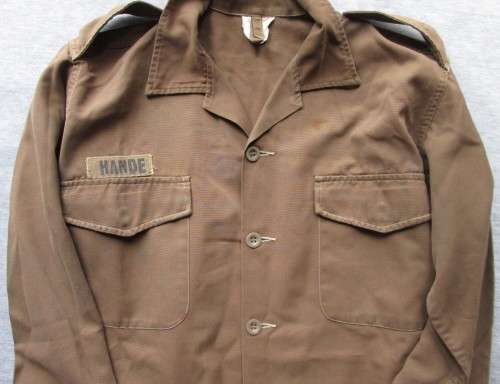 SADF NUTRIA LONG SLEEVE BROWNS SHIRT (SEE DESCRIPTION)