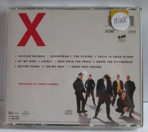 INXS - X  1990 CD (MERCURY 846 668-2)