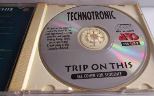 TECHNOTRONIC - TRIP ON THIS REMIX ALBUM (CD 1990) ARS 656468-2 (UNTESTED)