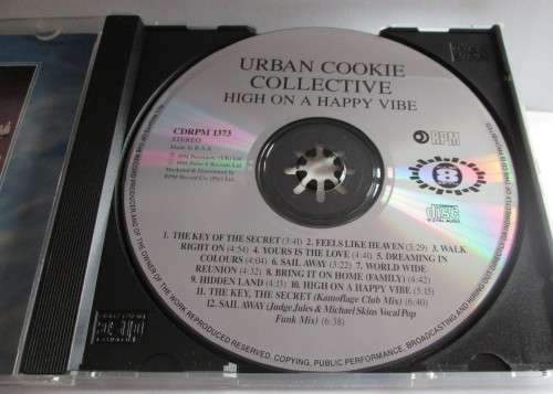 URBAN COOKIE COLLECTIVE - 1994 HIGH ON A HAPPY VICE CD (CDRPM 1373) - A3276