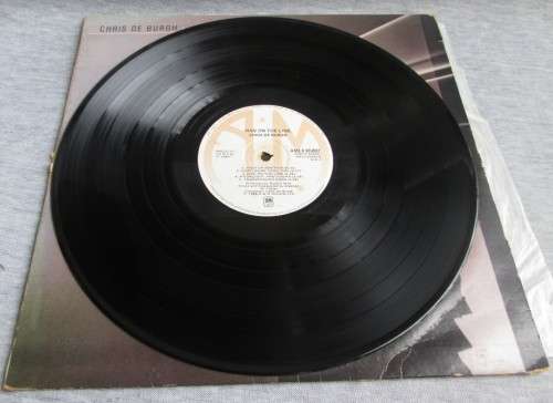 CHRIS DE BURGH - MAN ON THE LINE 1984 (AMLS 65002) LP VINYL RECORD