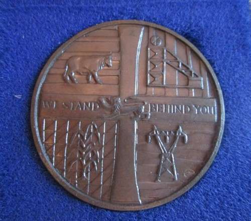 1965 RHODESIA INDEPENDENCE NOVEMBER 11th 1965 MEDALLION