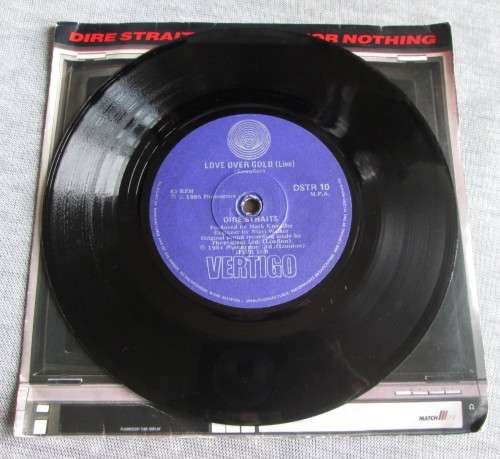 DIRE STRAIGHTS - MONEY FOR NOTHING 1985 (DSTR 10) 45 RPM
